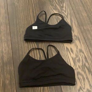 Lululemon sports bras. Perfect condition. Size 8.